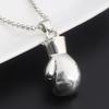 Punk Style Stainless Steel Gold Color Silver Fitness Boxing Glove Fists Pendant Necklace