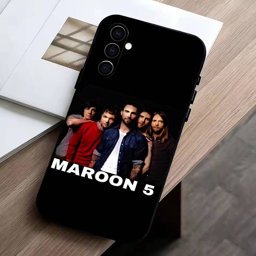 M-Maroon 5  Phone Case For Samsung Galaxy A73,A72,A71,A70,A53,A52,A51,Others Soft Black Cover