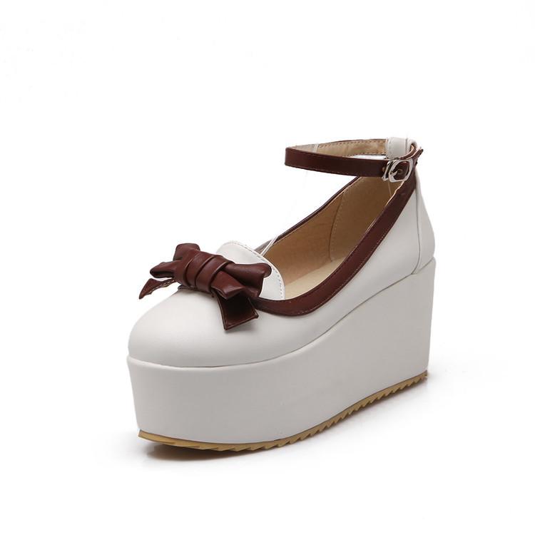 Fashion Shoes Womens Sneakers Platform Roses Casual Thick Sole 2025 Butterfly-knot TPR  PU Hoof Heels Flat Women's Sneakers With Platfor