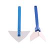 Stainless Steel Spatula Sealing Tools Corner Trowel Plastic Handle Trowel Painting Putty Internal External Corner Putty Scraper