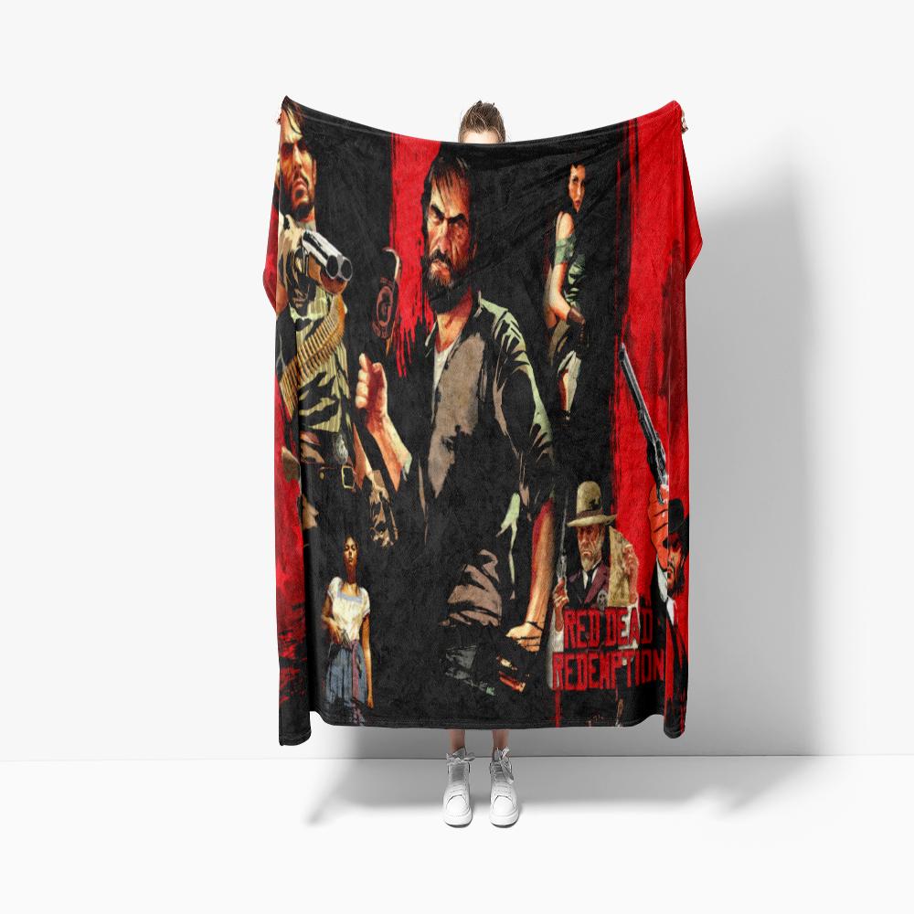 Плед Adventure Games R-Red HD Print, Для дивана, путешествий, походов, пикника, постельного белья, фланелевый плед и подарок на день рождения