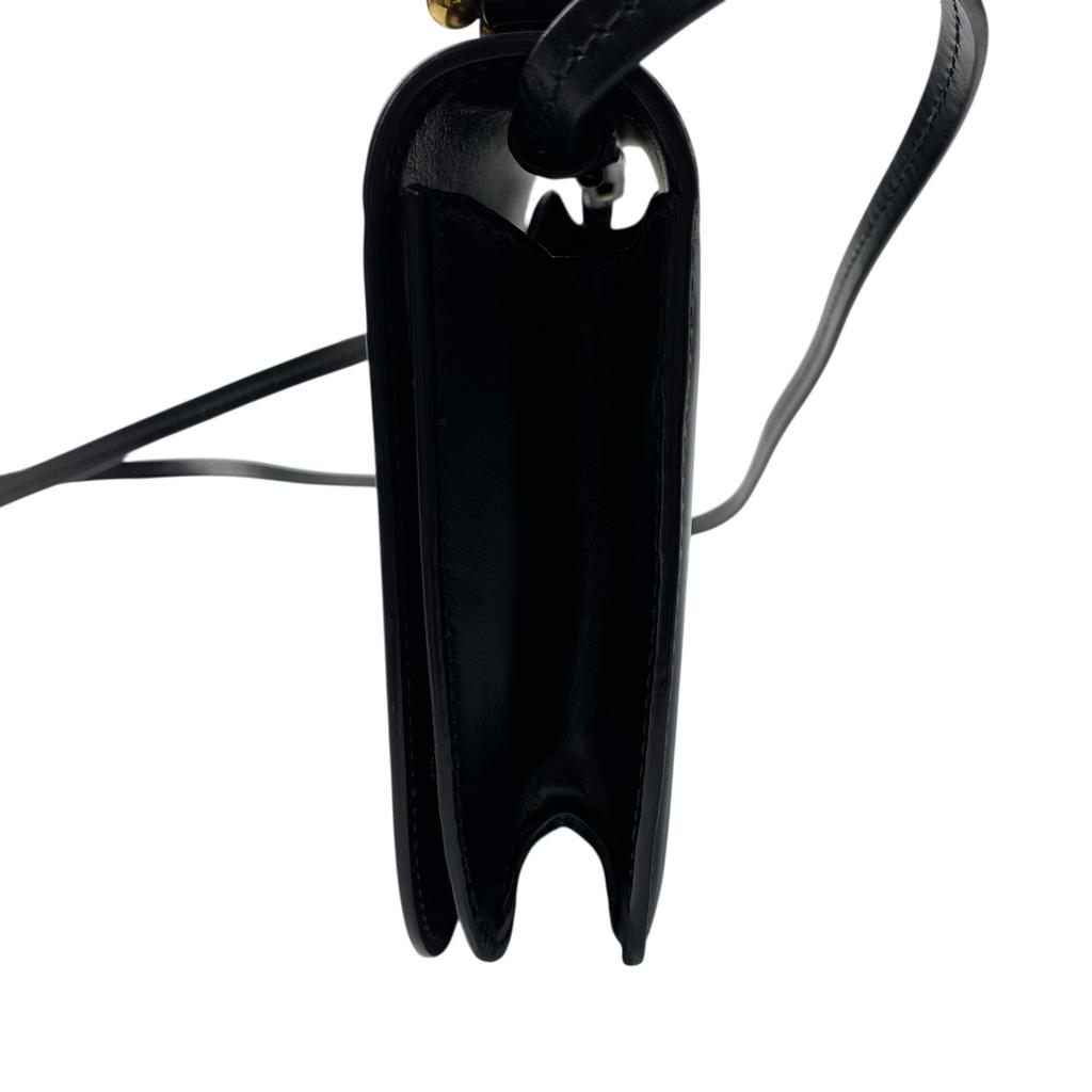 Подержанная JIL SANDERСумка через плечо черная кожа Женская