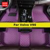 DOODRYER Custom Car Floor Mats For Volvo V90 Auto Carpets Foot Coche Accessorie