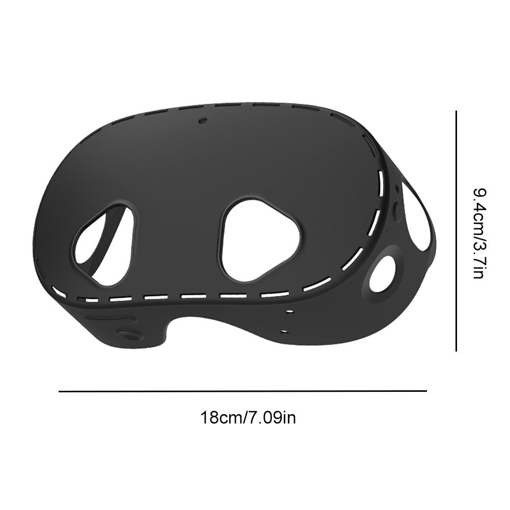 Силиконовый чехол Защитный чехол от царапин Чехол-накладка для VR-шлема Защитная накладка для передней части шлема для Meta Quest 3S VR-очков