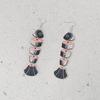 5Pairs Hook Piercing Salmon Fish Earrings Multi Segment Beach Drop Earrings  Girls
