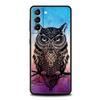Cartoon Girl Gifts Lovely Owl Phone Case For Samsung Galaxy S23 S22 S21 S20 FE Ultra 5G S10 S10E S9 S8 Plus 10 20 Cover Bumper