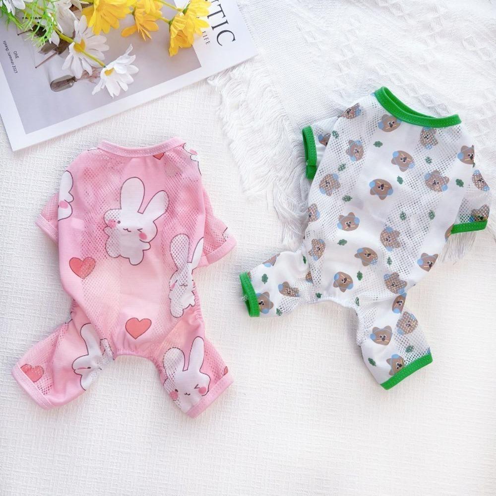 Animal Pattern Pet Dog Clothes Breathable Dog T-shirt New Pet Vest  Small Medium Dog