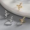 No Piercing Ear Cuff Satr Earrings For Women 1Pc Silver Color  Earclip Orbital Non Pierced Earing  Jewelry