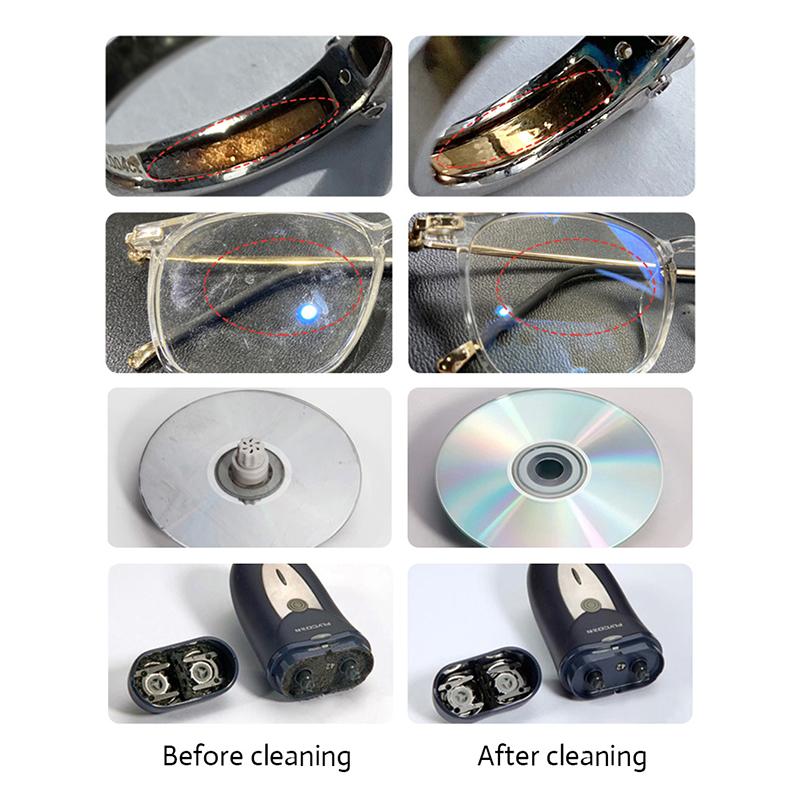 Ultrasonic Cleaner 30/50W Sonicator Bath 40Khz Degas for Watches Contact Lens Glasses Denture