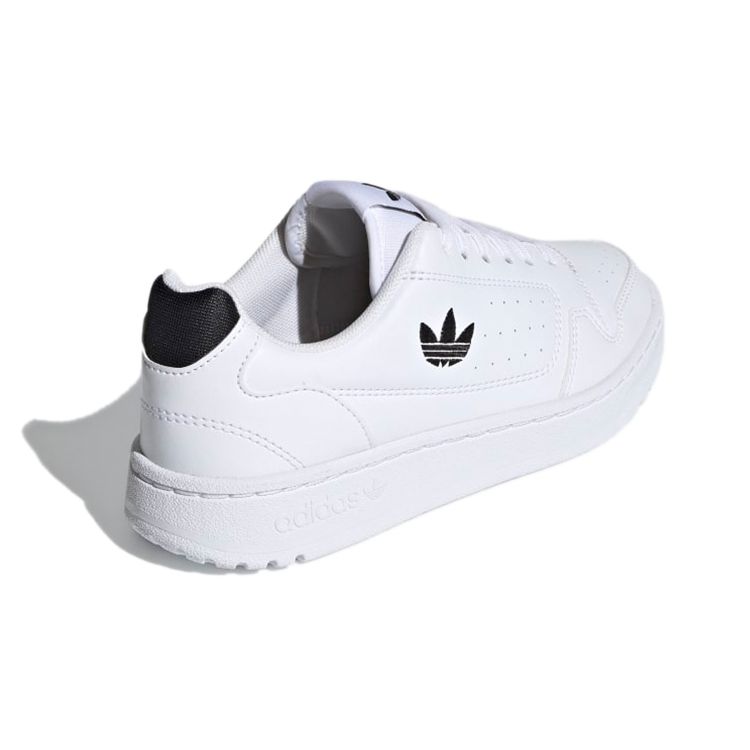 Adidas NY 90 J белые черные детские кроссовки Cloud-White Core-Black FY9840