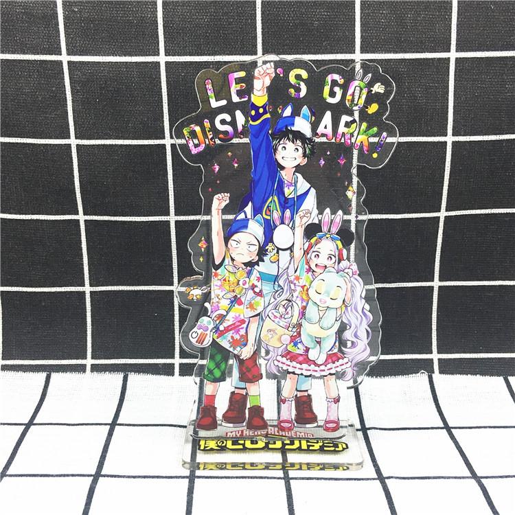 Игровая аниме-геройская академия, акриловая подставка для персонажей, брелок для ключей, акриловая подставка для фигурки, окрашенный декор стола, украшение, подарок