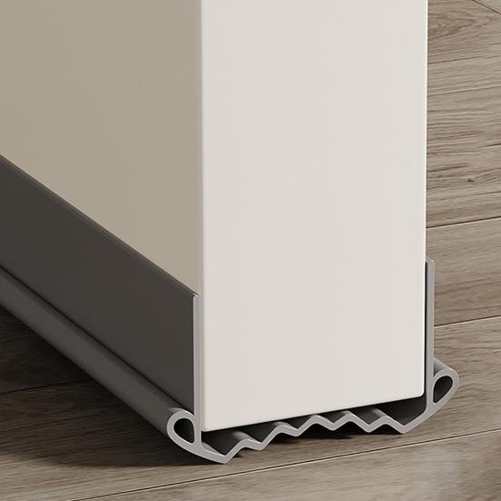 Нижняя уплотнительная полоса двери, режущая прочная клейкая звукоизоляционная защита глушителя под дверными уплотнителями для наружных межкомнатных дверей