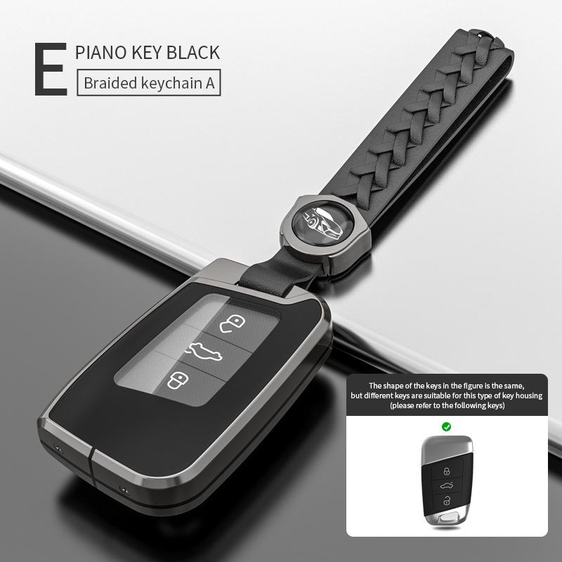 Volkswagen Key Case for Magotan, Passat CC, Tiguan L, Teramont X, Lavida, Magotan B8 - Car Key Shell with Buckle