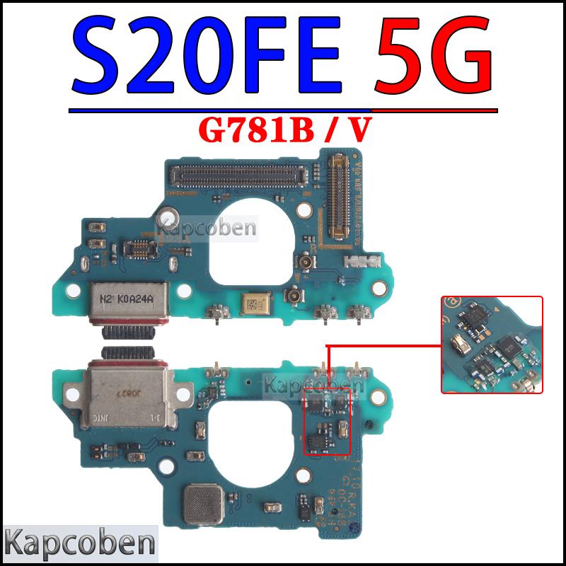 Usb Dock Charger Port for Samsung Galaxy S20 Fe S10 Lite Plus Ultra G977 G981 G986 G988 G970 G780 B N U V Charging Board Module