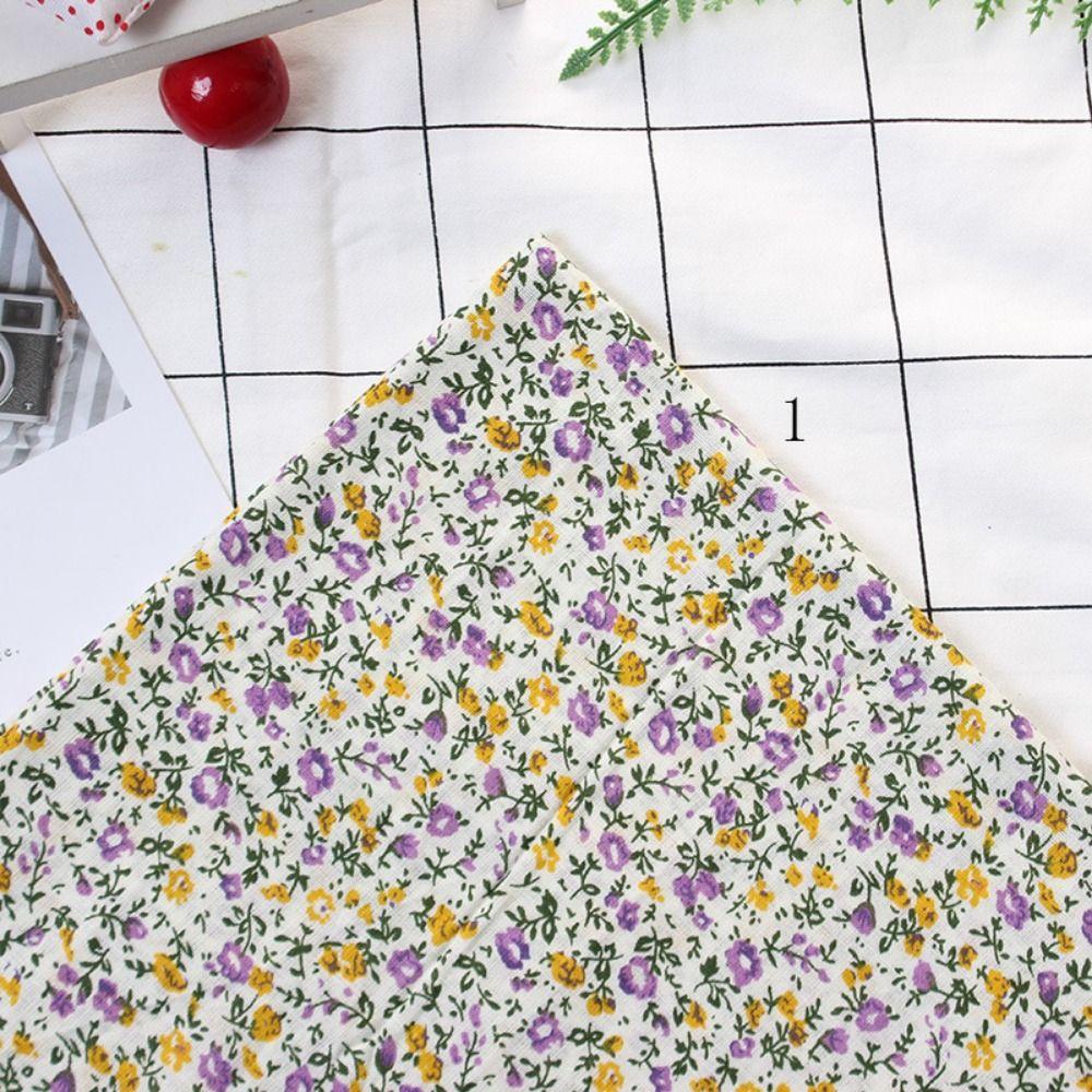 40 Pieces/Set Floral Printed Cotton Fabric Strips Crafts Fashionable Roll Cloth  Sewing Supplies