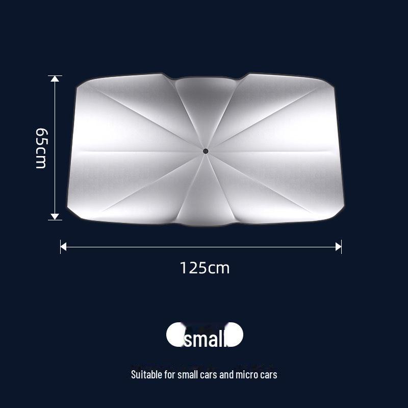 Солнцезащитный козырек для автомобиля с защитой от ультрафиолета и теплоизоляцией - удобный для хранения чехол на лобовое стекло