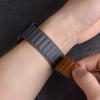 Магнитный кожаный ремешок для Apple iWatch серии 7 6 SE 5 4 3 2 1 ремешок браслет 42 мм 38 мм 44 мм ремешок 40 мм