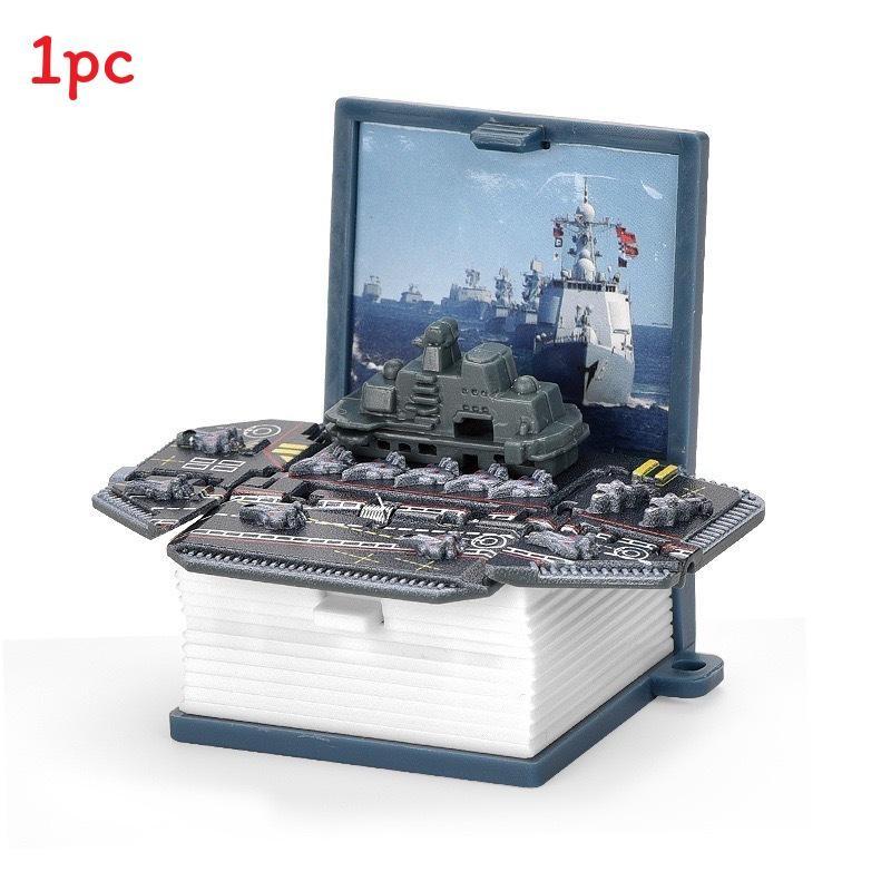 Брелок-брелок 3D Pop-Up Puzzle Book с сценой крепости для снятия стресса и в качестве креативного подарка