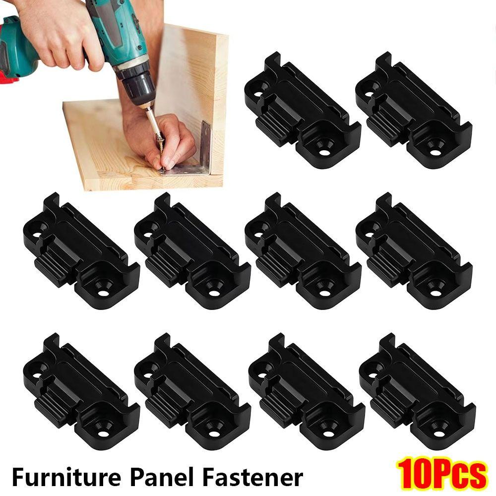 10Pcs Quick Release Cabinet Connectors Wall Panel Fastener for Kitchen Cupboard Wardrobe Table Top