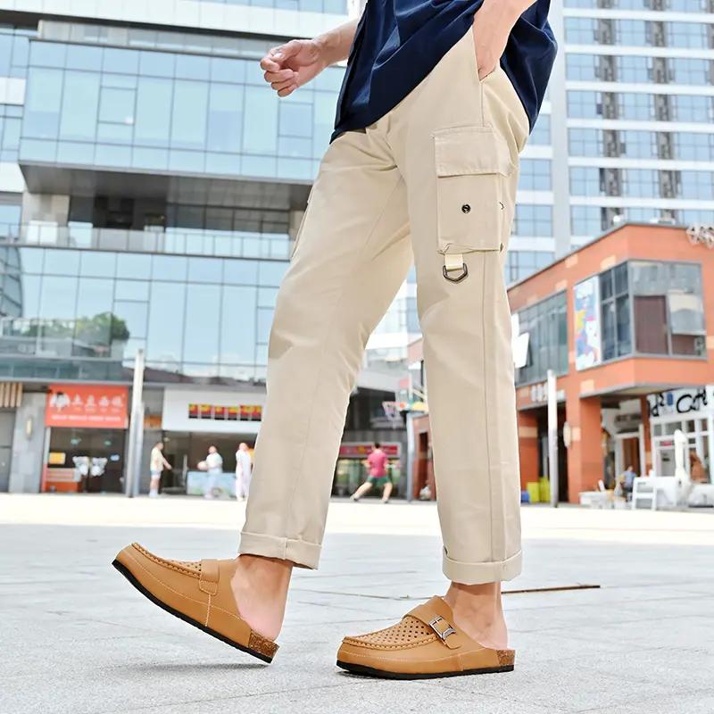 Классические мужские мягкие сабо, тапочки, повседневные сандалии