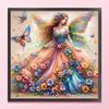 LF# Полная вышивка Эко-хлопковая нить 11CT Печатная Фея Набор для вышивки крестом Искусство