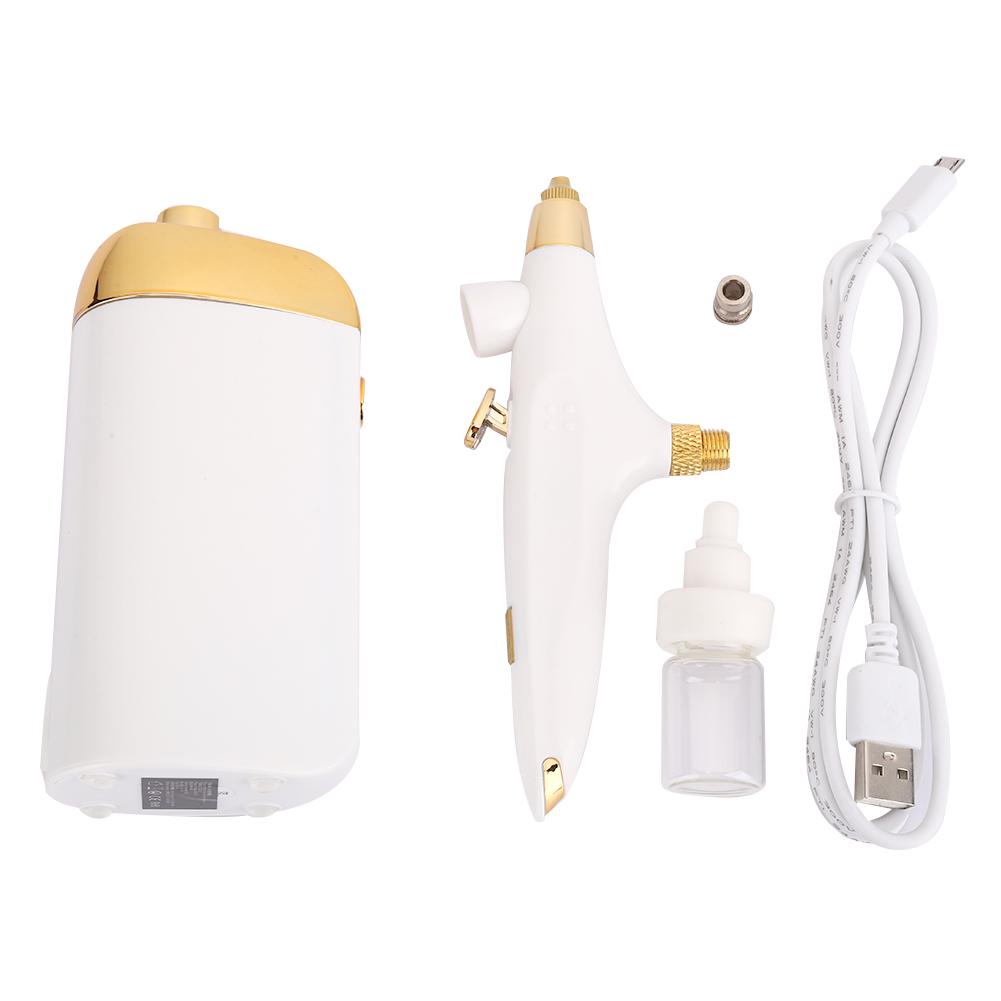 Ручной аппарат для увлажнения кожи с кислородной инъекцией, аэрограф, набор для татуировок, распылитель краски, белый