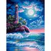 5D алмазная живопись синий пейзаж Алмазная вышивка мозаичный пейзаж картины из бисера ремесло творческий декор для хобби