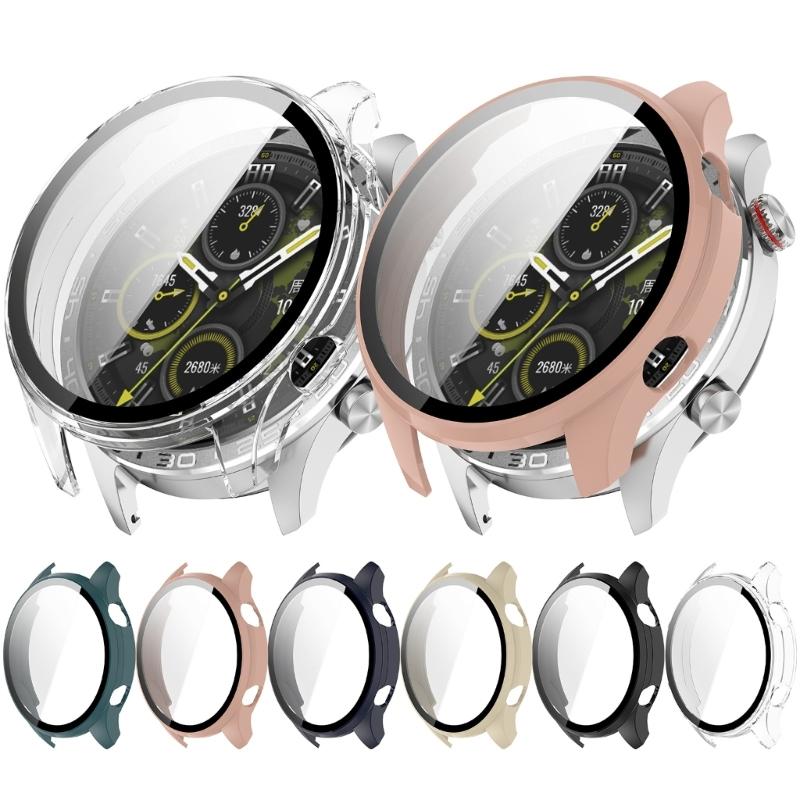 Чехол со встроенной защитной пленкой и рамкой для Smart-часов Watch 5 Professional, крышка из закаленного стекла PC