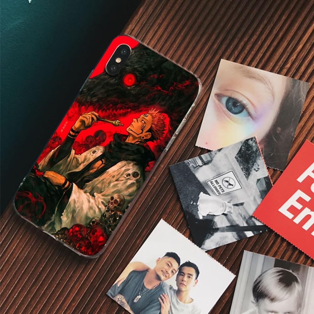 Jujutsu Kaisen Ryomen Sukuna Phone Case For IPhone 18 16 15 14 13 12 Mini 11 Pro XS Max X XR SE 6 7 8 Plus Soft Silicone Cover