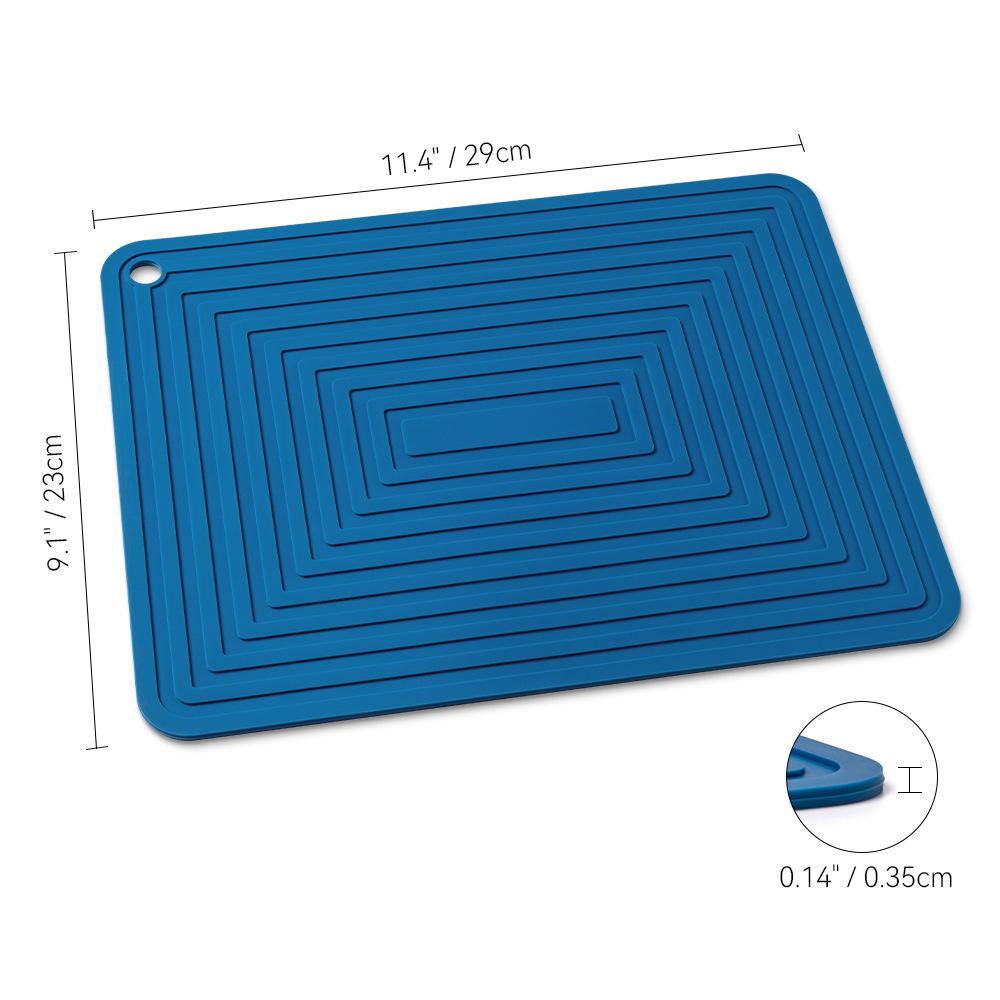 Силиконовый термостойкий противоскользящий коврик на кухонную столешницу