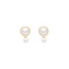 Korean S925 Silver Pearl Earrings - Elegant, Light Luxury Style.