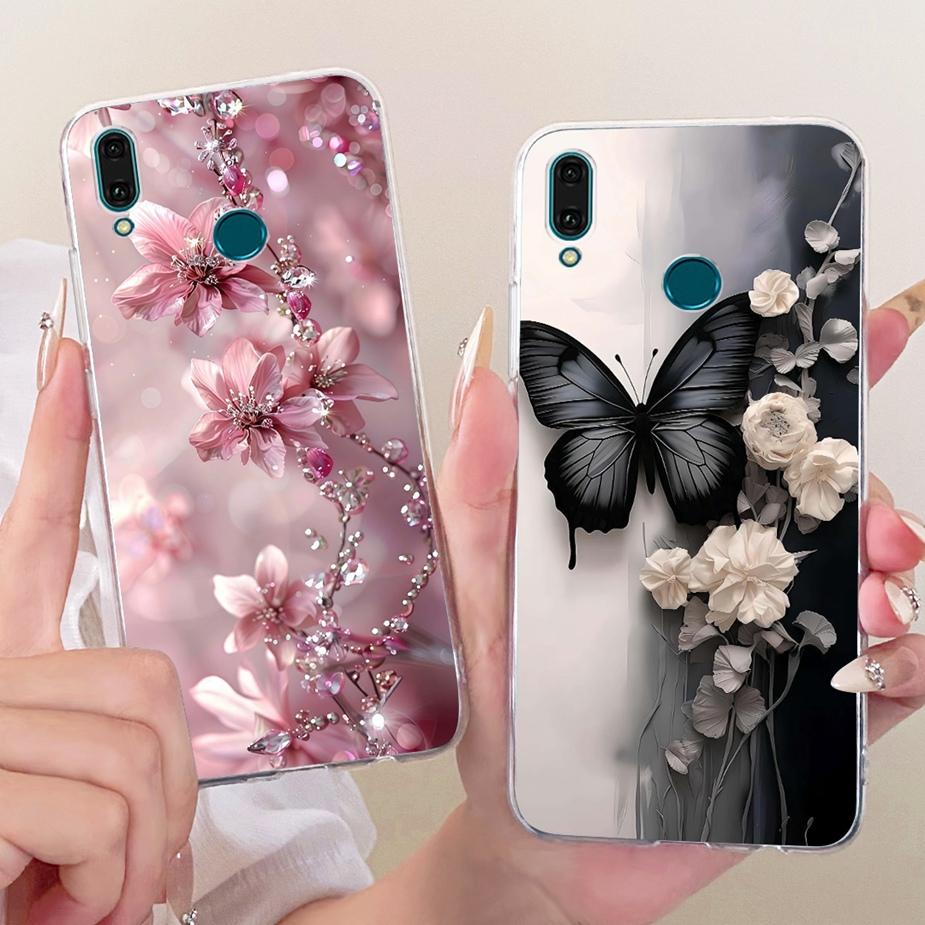Чехол для Huawei Y9 2019 JKM-LX1 JKM-LX2 JKM-LX3 Новый Роскошный Расписной Чехол Мягкий Тонкий Чехол для Телефона Для Huawei Y9s Y 9 s Y9 2019 Корпус