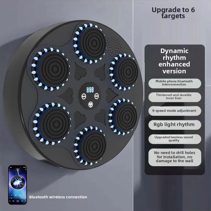 Home Fitness Smart Training Music Boxing Wall Target Trainer Bluetooth Music Boxing Machine