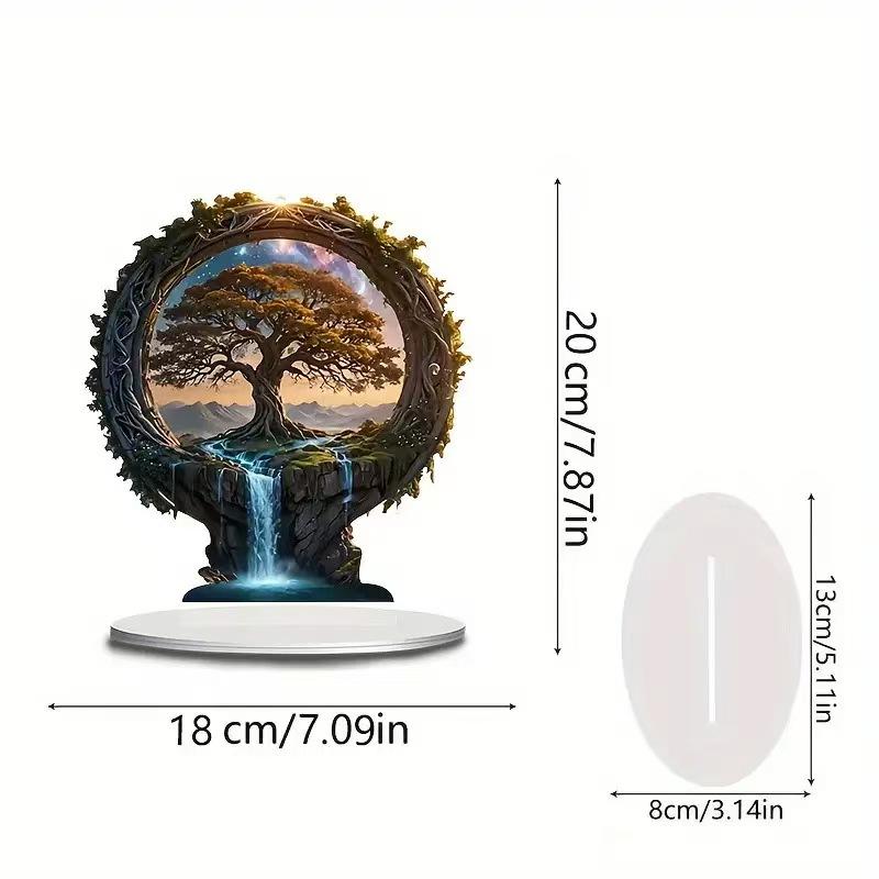 Акриловое украшение для столешницы мечети на праздник Ид - графический дизайн 2D - для дома и витрин, идеальный подарок на Рамадан и Пасху.