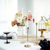 3Pcs/Set European Style Metal Candle Holders Candlestick Wedding Table Centerpieces Candle Stand Decoration Christmas Home Decor