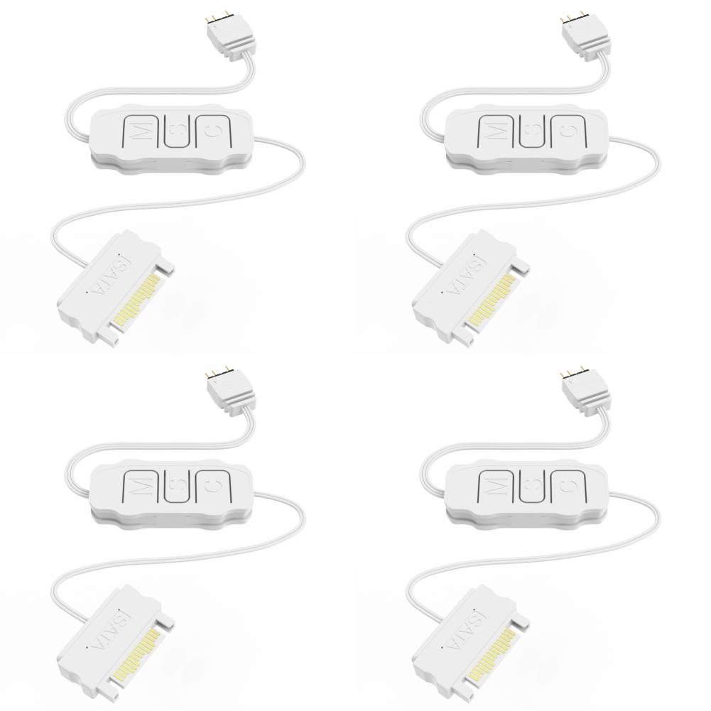 1-10 шт. 5V 3PIN ARGB Контроллер ARGB 5V 3PIN к SATA Интерфейс Удлинительный кабель RGB Синхронизация Кабель Контроллера для вентилятора ПК, светодиодной ленты