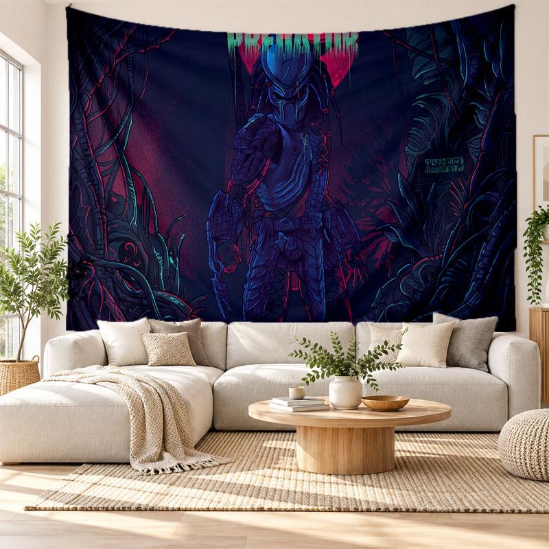 Predator Wall Tapestry Home Decor Hanging Cloth Art Background Tapestry for Bedroom