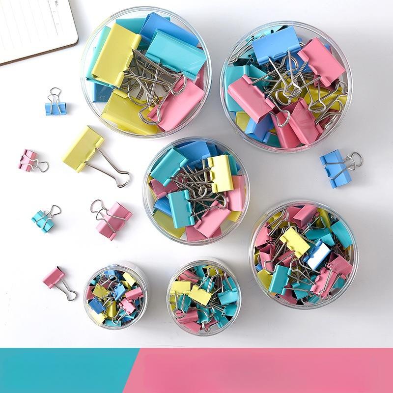60 Pcs Metal Paper Clip 15mm Color Paper Clip