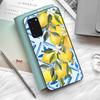 Fruit Lemon Phone Case Silicone PC+TPU For Samsung S10 20 30 22 23 24 Plus Lite Ultra Cover