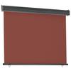 Balcony Side Awning 125 x 250 cm Brown