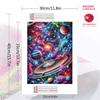 Space Rocket 100% Round Full Drill 5D DIY Diamond Painting Embroidery Cross Stitch Rhinestone Décor