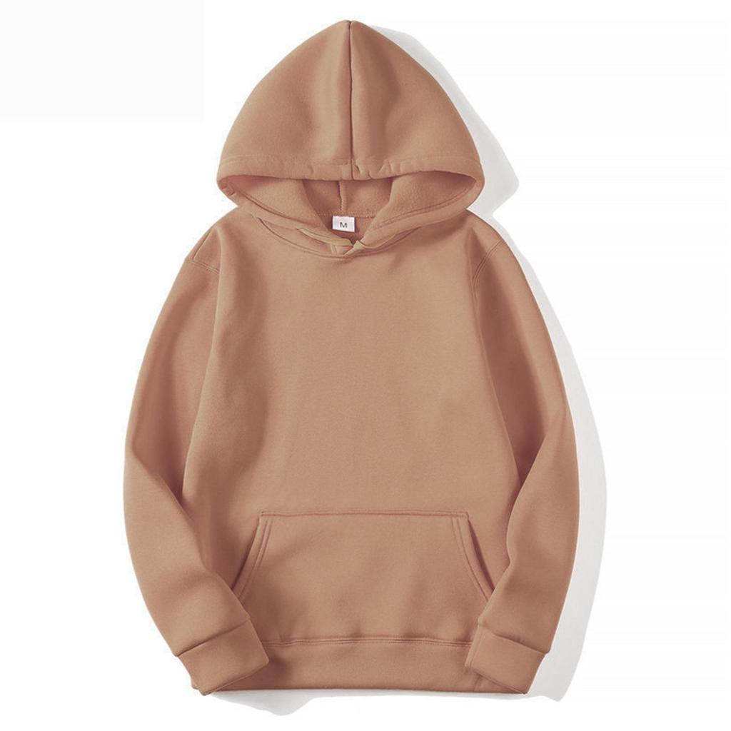 Unisex Thick Solid Color Hoodie: 18 Colors, Sports & Casual Wear