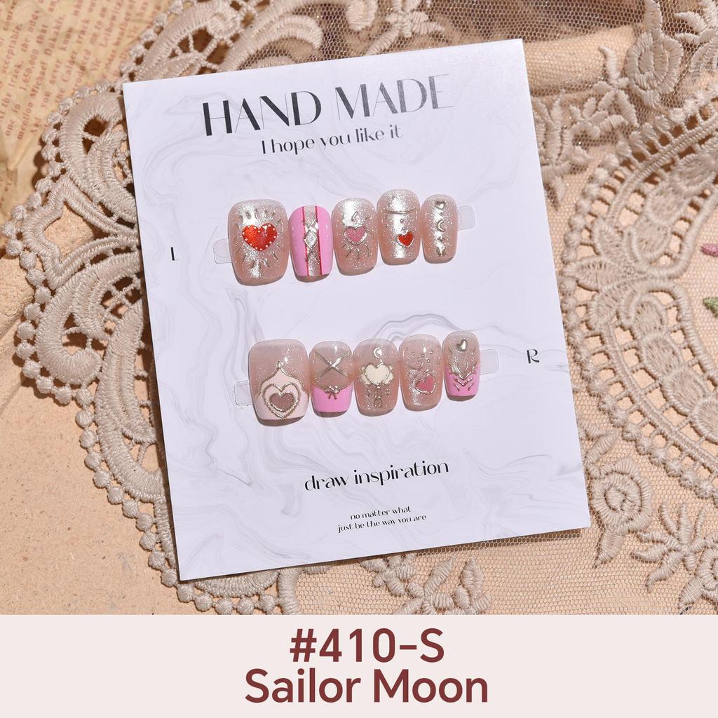 27Style Choice кошачий глаз накладные ногти короткие ручной работы накладные ногти с наклейками инструменты полное покрытие типсы с желеобразным клеем