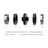 SearchPean 51/58mm Coffee Distributor & Tamper,Dual Head Coffee Leveler Fits, Adjustable Depth-Espresso 3Angled and Flat Tampers