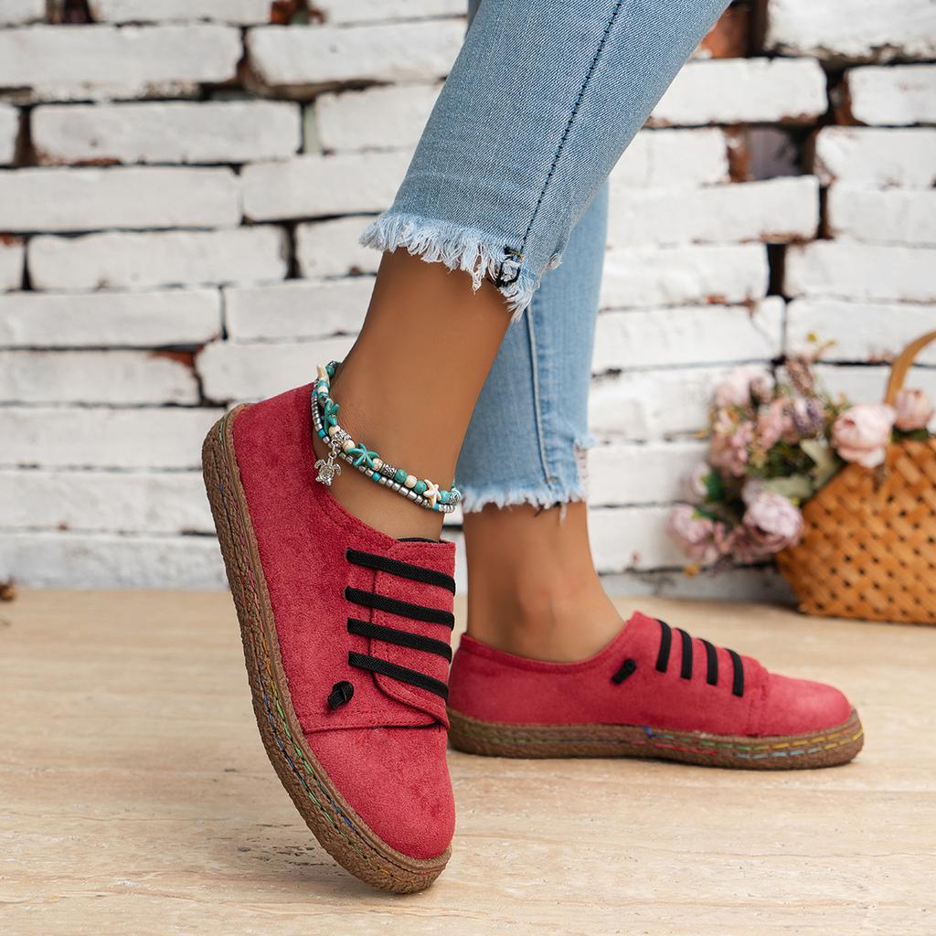 Casual Shoes 2025 Spring New Fashionable Breathable Walking Flats Women's Lightweight Vulcanized Shoes