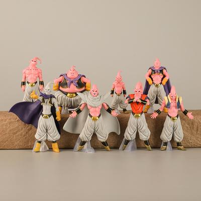 8 шт./набор Игрушки-фигурки Dragon Ball Z Маджин Буу DBZ Супер Сайян Экшн-фигурка Аниме Коллекция ПВХ Модель Куклы Подарок на день рождения Ребенок