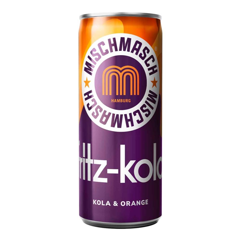 German Fritz-Cola Mix Match Cola & Orange 330Ml