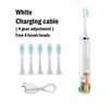 Children Electric Toothbrush Cartoon Kids With Replacement Head Ultrasonic  IPX7 Waterproof Rechargeable Sonic Toothbrush