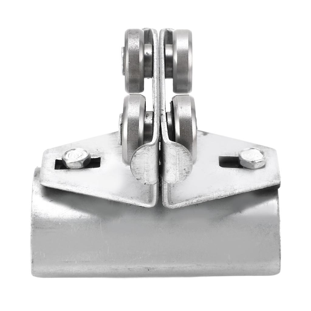 Stainless Steel Track Roller Wheel Trolley 24mm Pulley Diameter Cable Pulley Track Roller Wheel Trolley