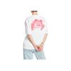 Adidas Футболка Originals Graphic Tee с принтом логотипа, круглым вырезом, свободная, с коротким рукавом, женские топы, белые IT8155